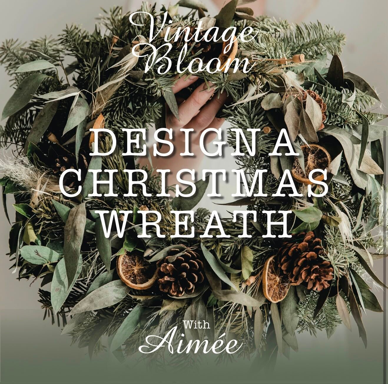 Christmas wreath making at the rake and riddle